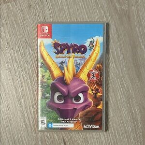 Spyro Reignited Trilogy for Nintendo Switch Tested Great Condition